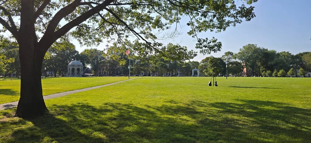 Itinerario di Nathaniel Hawthorne a Salem, salem common