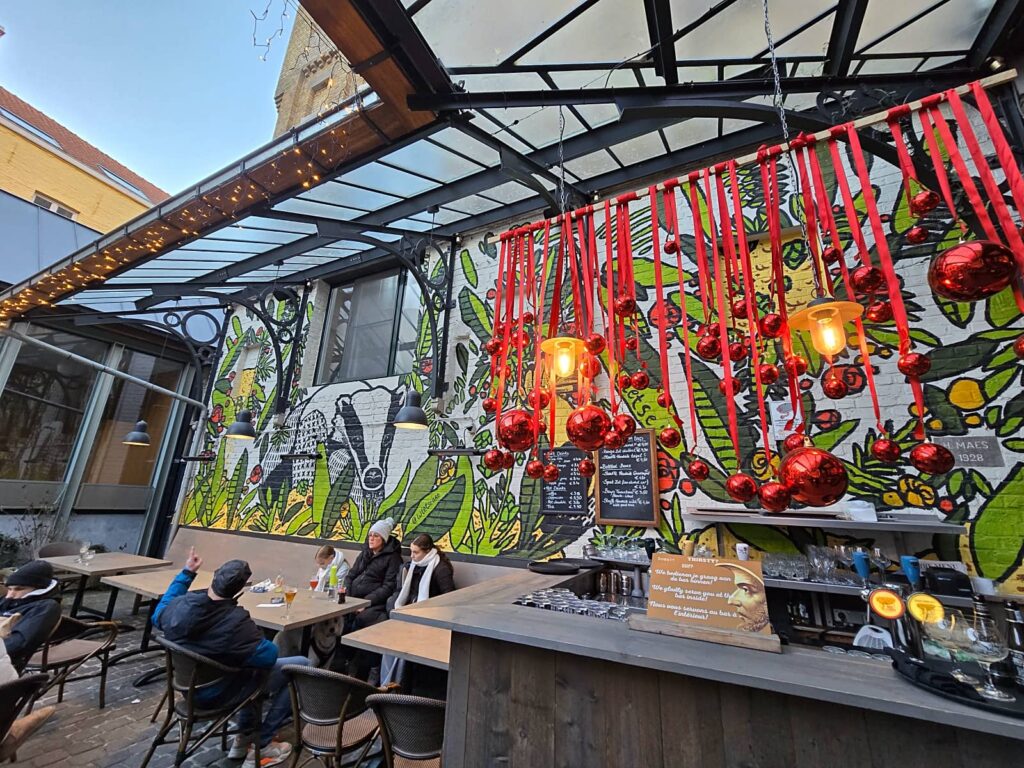 birrificio de halve maan patio esterno