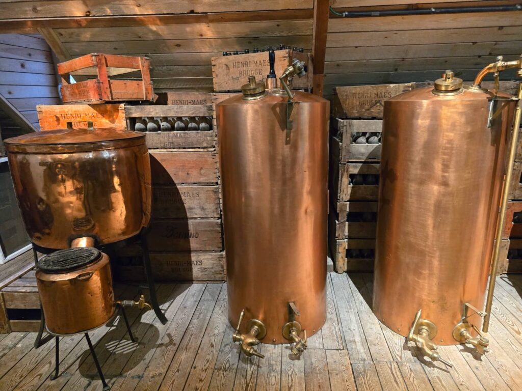 Impianti storici di birrificazione al De Halve Maan di Bruges