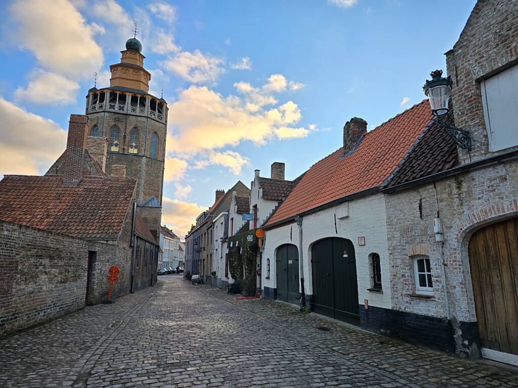 Adornes Domain a Bruges, complesso medievale nel quartiere Sint-Anna