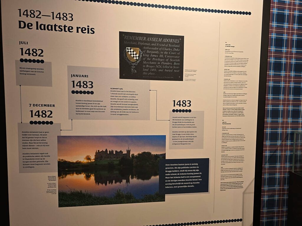 i legami di Anselm Adornes con la Scozia