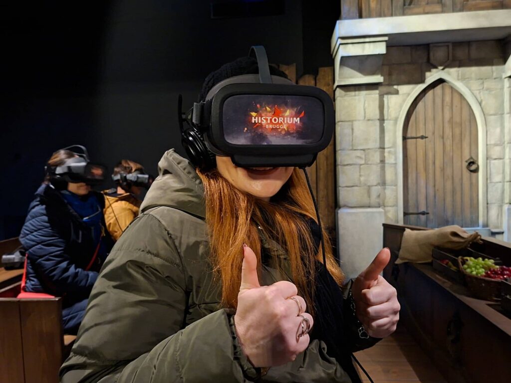 Historium Bruges, visore VR, realtà aumentata