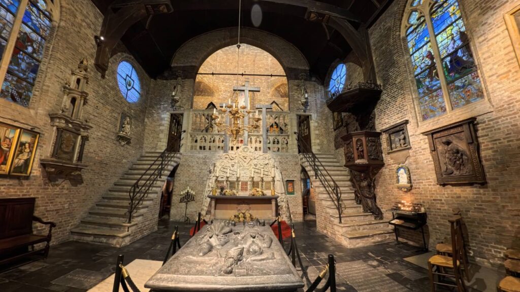 Bruges e la Scozia nel medioevo, la tomba di Anselm Adornes, Cappella Gerusalemme, AdornesDomain