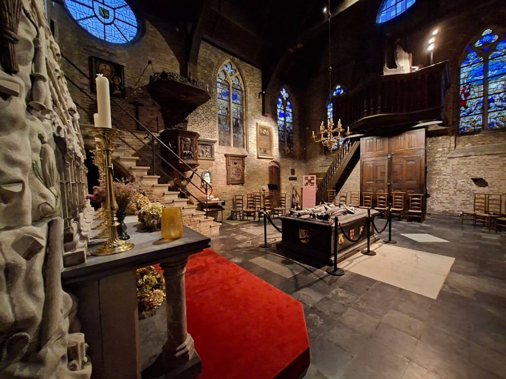 tomba di Anselm Adornes nella cappella di gerusalemme