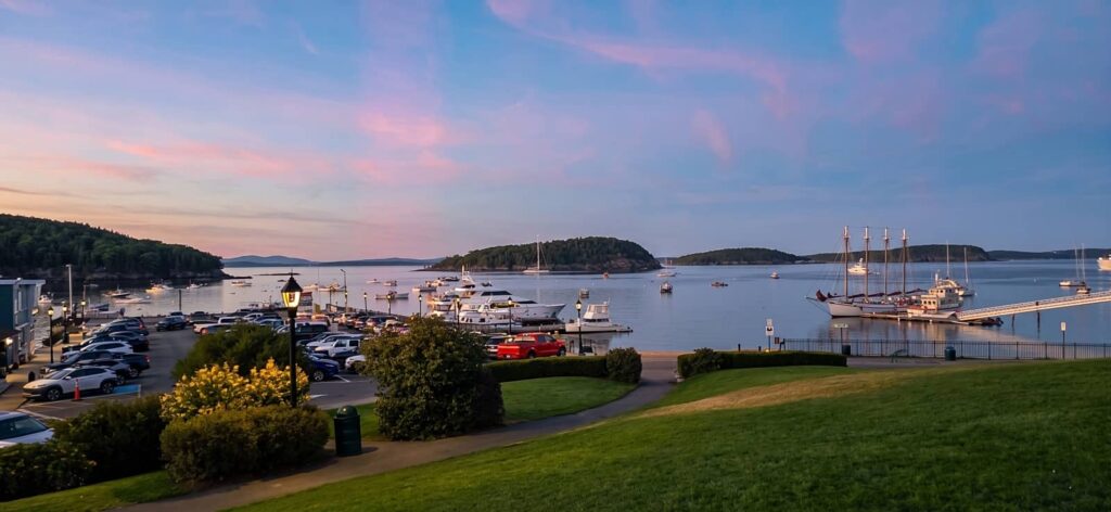 viste da Agamont Park, Bar Harbor