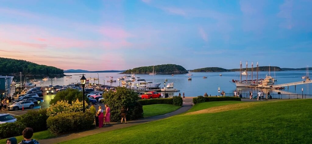 bar harbor tramonto