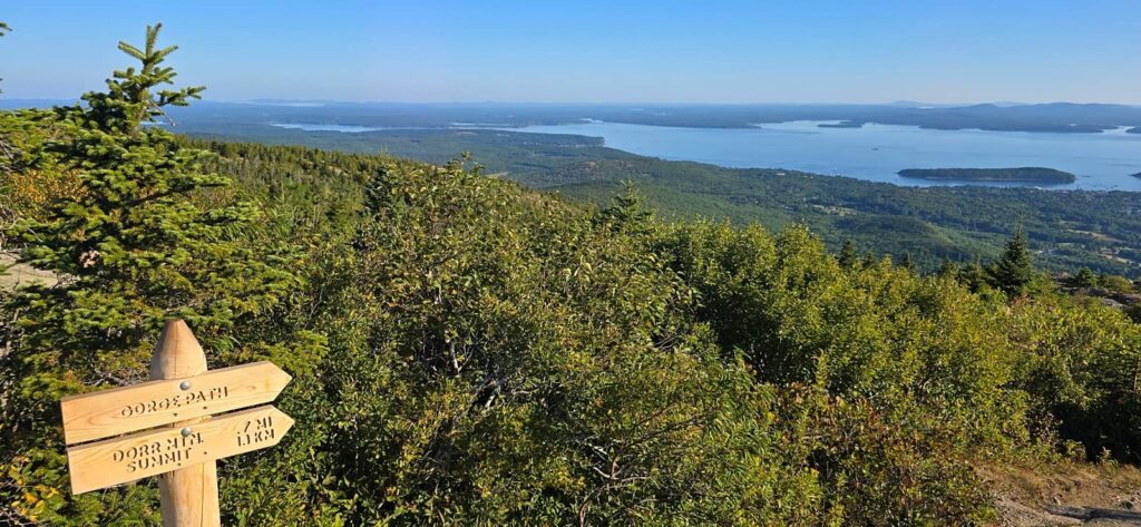 sentieri da cadillac mountain, Acadia 