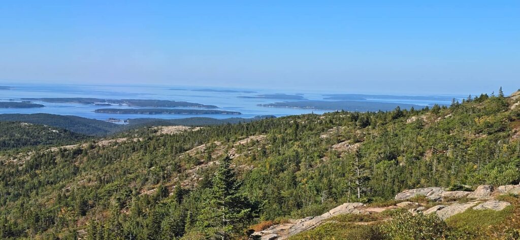 viste dal summit di cadillac mountain