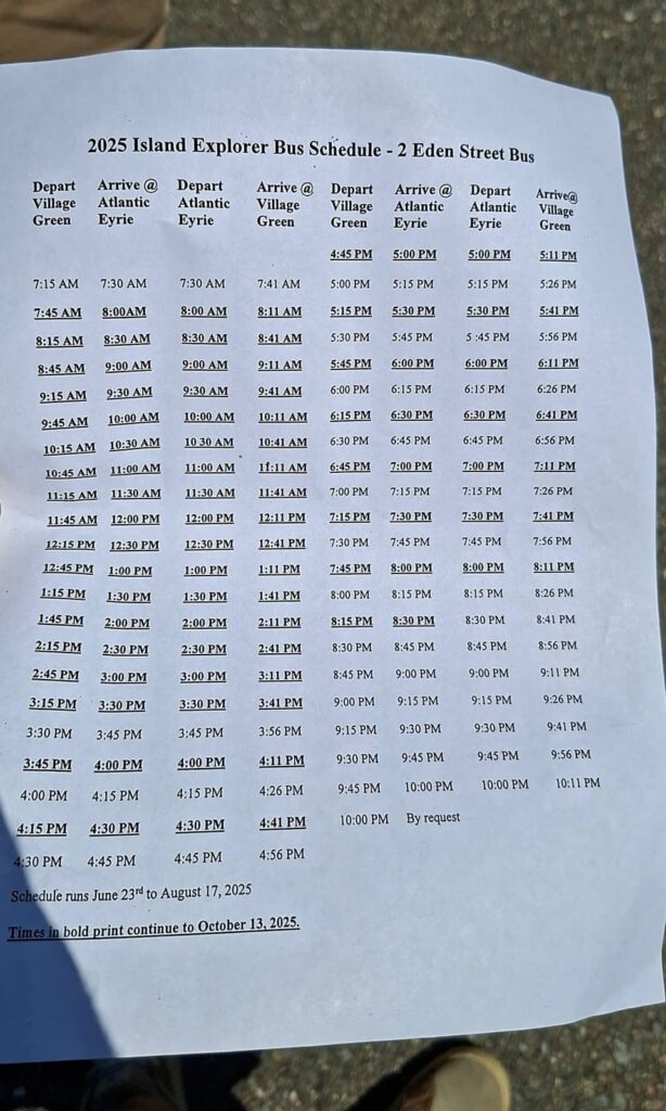 island explorer orari