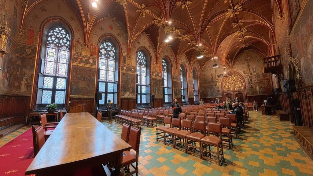 sala gotica Stadhuis, musei bruges