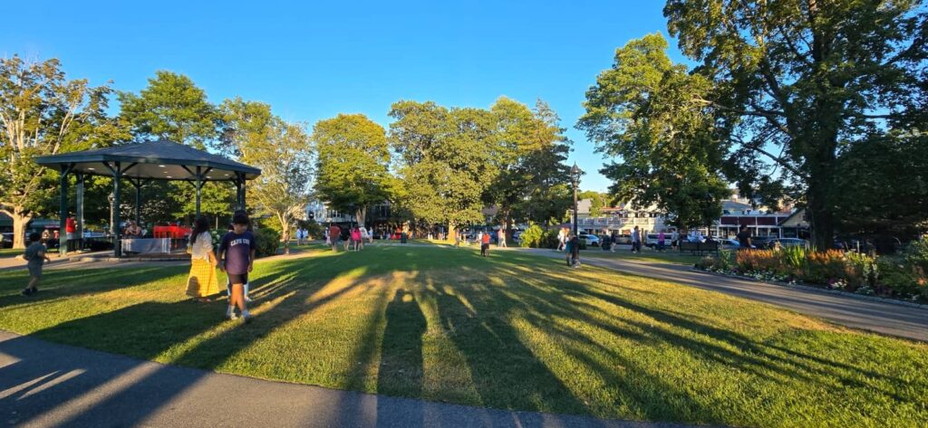 village green, bar harbor