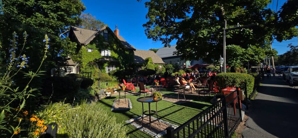 village green, bar harbor