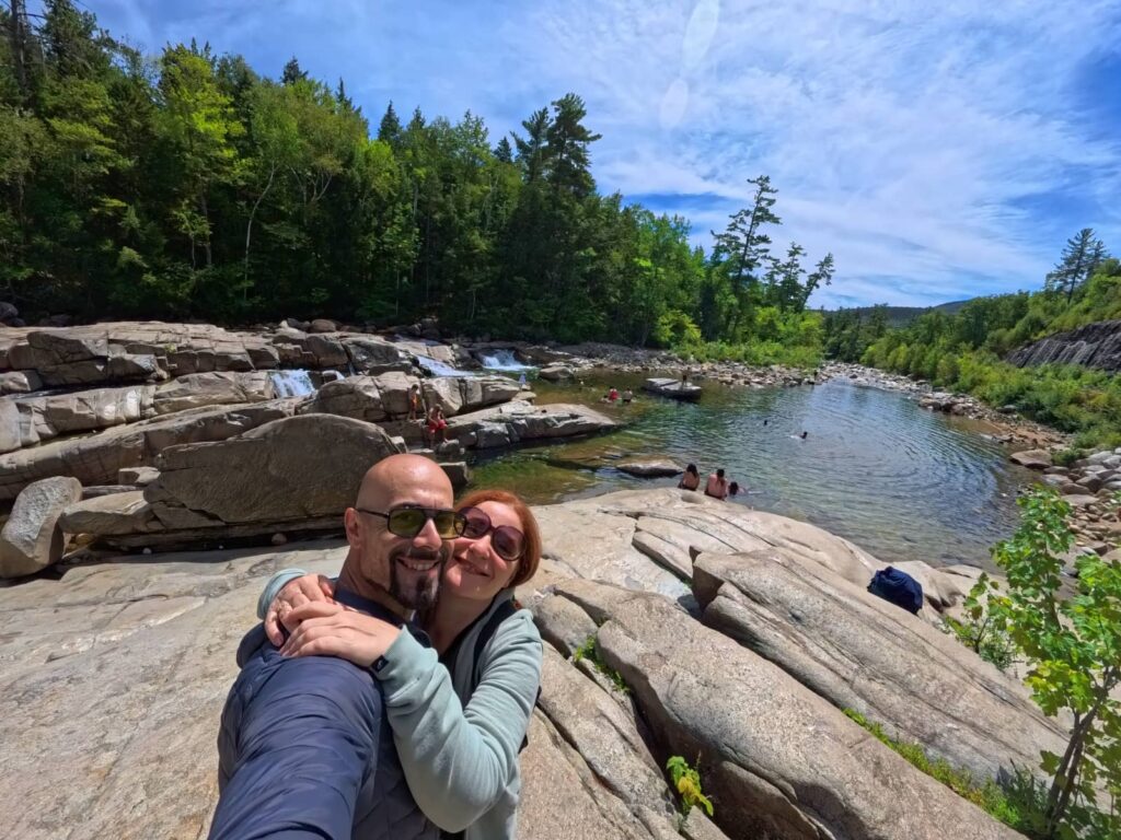 le cascate Kancamagus Highway: lower falls
