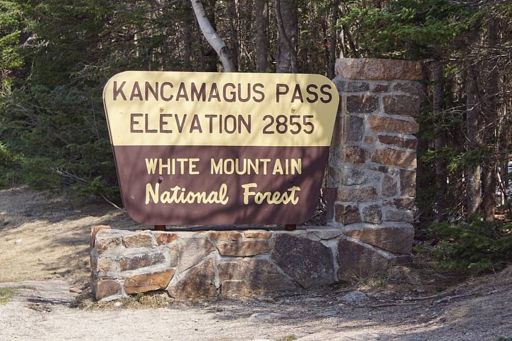 kancamagus pass elevation