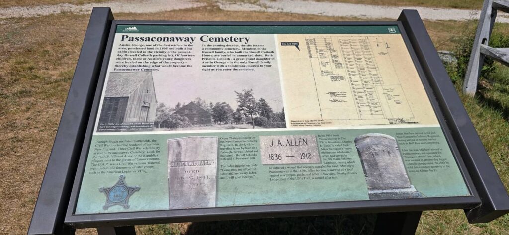 Russell-Colbath Homestead: la casa storica nascosta lungo la Kancamagus Highway 26 cimitero di Passaconaway