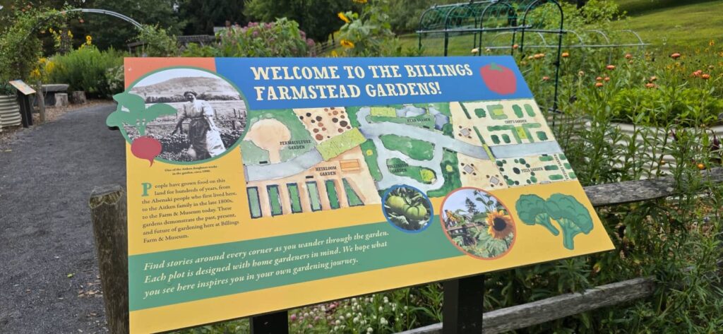 Billings Farm & Museum a Woodstock: visita alla fattoria storica del Vermont 27 mappa dei giardini di billings farm