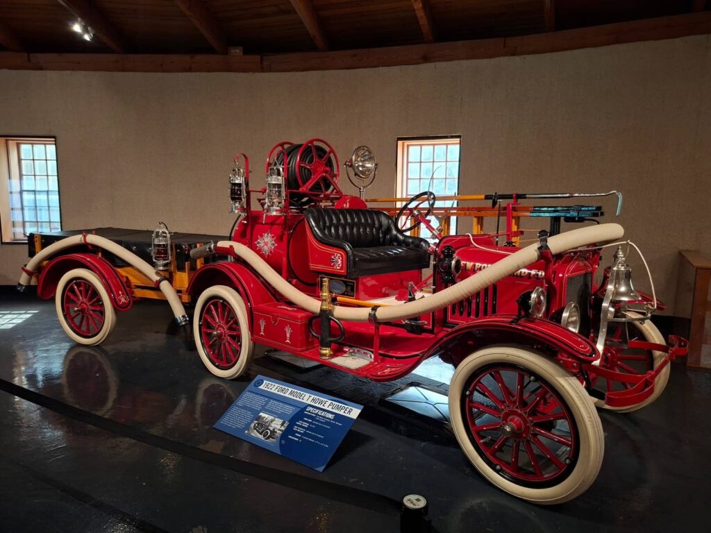 Ford Model T Howe Pumper, heritage museum and gardens