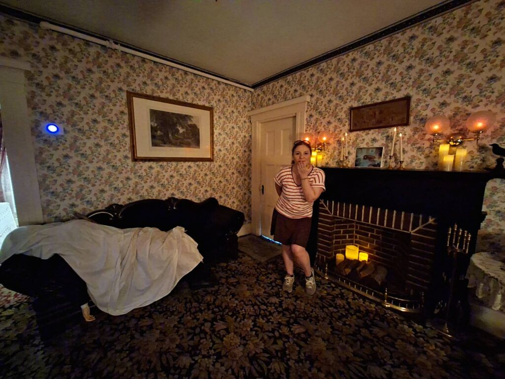 lizzie borden house, il salotto 