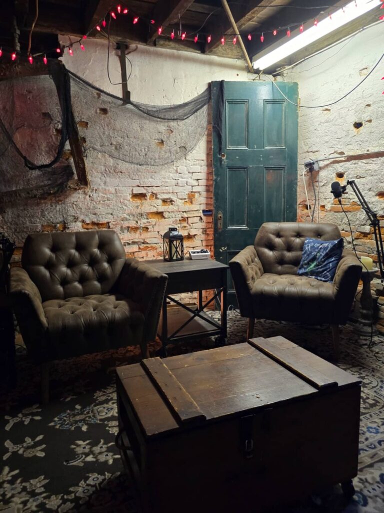 lizzie borden house, il seminterrato
